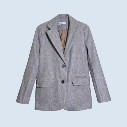 Gray Wool Blazer