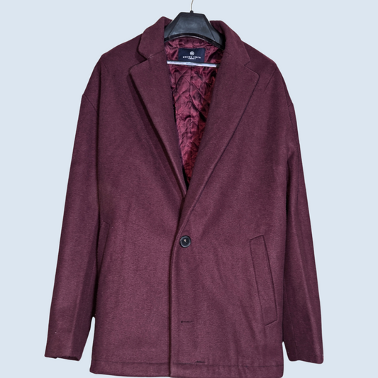 Plum Classic Wool Blazer